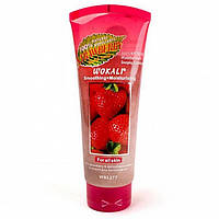 Скраб для обличчя Wokali Smoothing Moisturizing Strawberry 120 мл