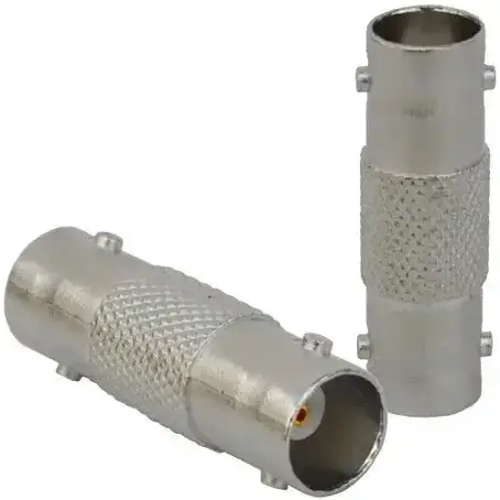 Перехідник гніздо BNC — гніздо BNC, латунь, фото 1