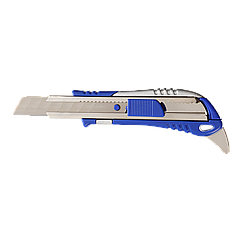 Ніж канцелярський 18мм (великий) BM.4621 металева направляюча, з додатковим гачком (1/12/144)