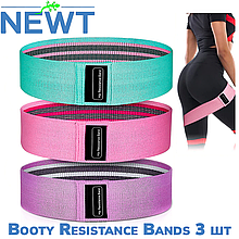 Набір резинок для фітнесу резинки для тренувань спортивні резинки еспандер Newt Booty Resistance Bands 3 шт