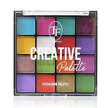 Палітра тіней для макіяжу FT COSMETICS CREATIVE PALETTE тон 04 16 відтінків