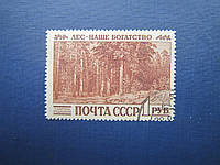 Марка СССР 1960 искусство живопись Шишкин Лес гаш