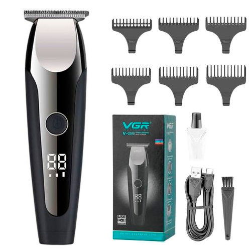 Тример VGR V-059, 6 насадок, LED дисплей, фото 1
