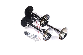 Сигнал дудка 3шт хром 165/230/295мм 24  SL-1007