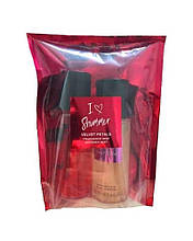Лосьйон і спрей для тіла парфумований у подарунковому наборі Victorias Secret I Love Shimmer Velvet Petals