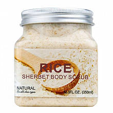 Rice Sherbet Body Scrub Скраб для тіла очищуючий, зволожуючий, живильний Wokali 350 мл