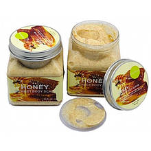 Скраб-пілінг для глибокого очищення, сяйва та гладкості шкіри обличчя і тіла Wokali Honey Sherbet 350 мл