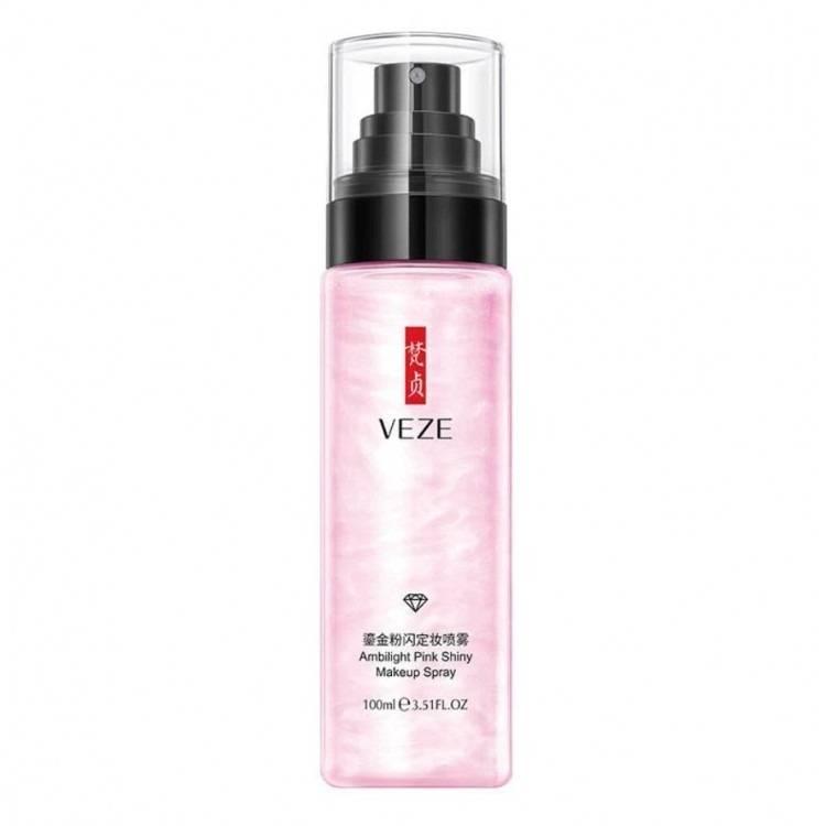 Спрей для закріплення макіяжу Veze Ambilight Pink Shiny Makeup Spray 100мл