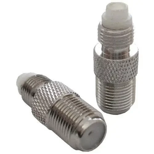 Перехідник TCOM, гніздо FME — гніздо F, латунь