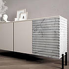 Комод на золотих металевих ніжках LION Грей 204x38x76,5 см Шварцвальд/Камінь (LION-042692), фото 5