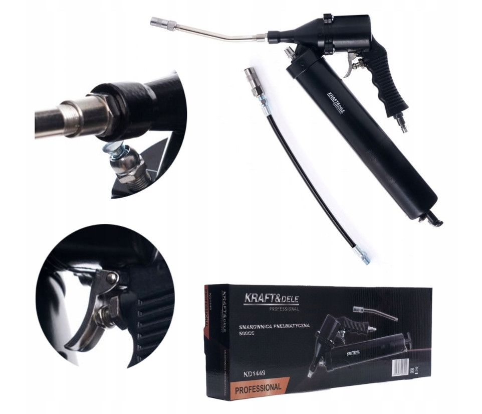 Шприц пневматичний для змащування Kraft&Dele KD1449, фото 1