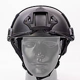 Ультралегкий режимний шолом Emerson Gear FAST MH Eco чорний з регулюванням розміру, фото 4