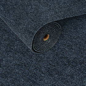 Самоклеючий ковролін в рулоні 600х3000мм, ковролінова плитка самоклейка на підлогу в рулонах, темно-сірий