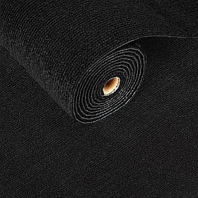 Самоклеючий ковролін в рулоні 600х3000мм, ковролінова плитка самоклейка на підлогу в рулонах, чорний