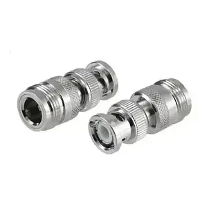 Перехідник TCOM, штекер BNC — гніздо N, латунь, фото 2