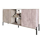 Комод відкритий на чорних металевих ніжках LION Грей Шварцвальд/Камінь (LION-042816), фото 2