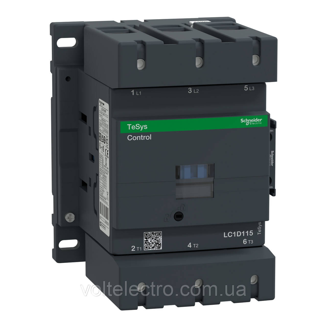 Контактор Schneider Electric TeSys D 3Р 115A 3НО+1НЗ 220В 50Гц до 55 кВт