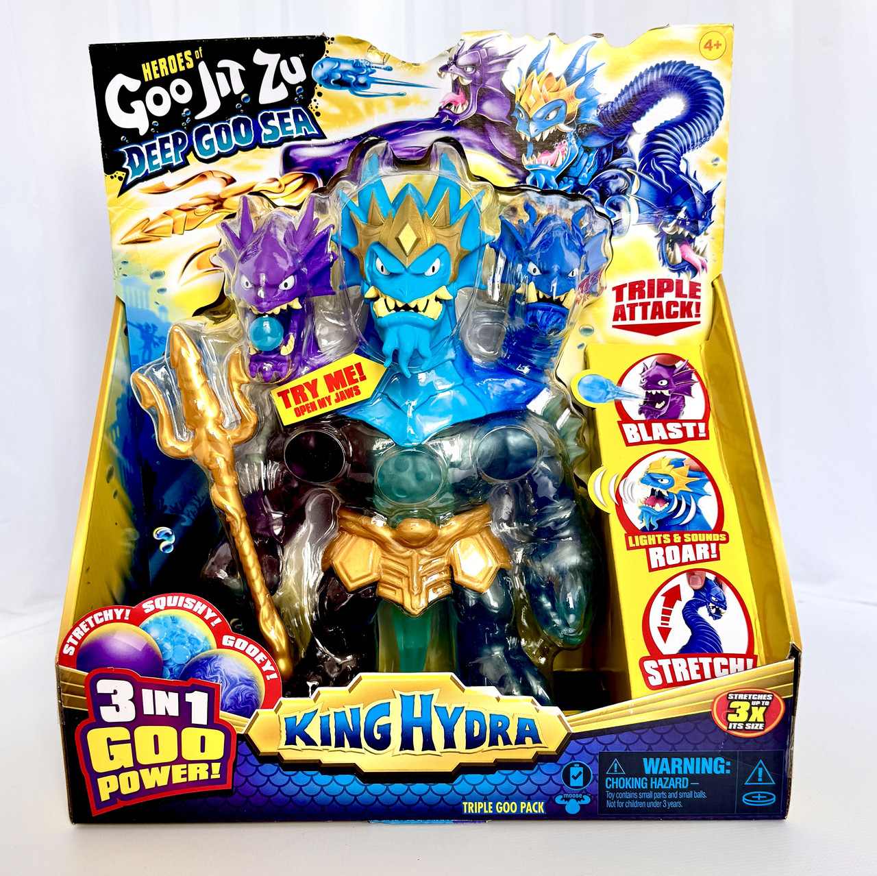 Стретч-антистрес Goo Jit Zu Гу Король Гідра Goo Jit Zu Sea King Hydra 123131 Лють 123648 , Міккі Маус