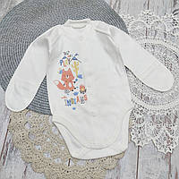 56 0-1 міс трикотажне боді закрита ручка для новонароджених з царапками зовнішні шви назовні 3149 МЛЧА