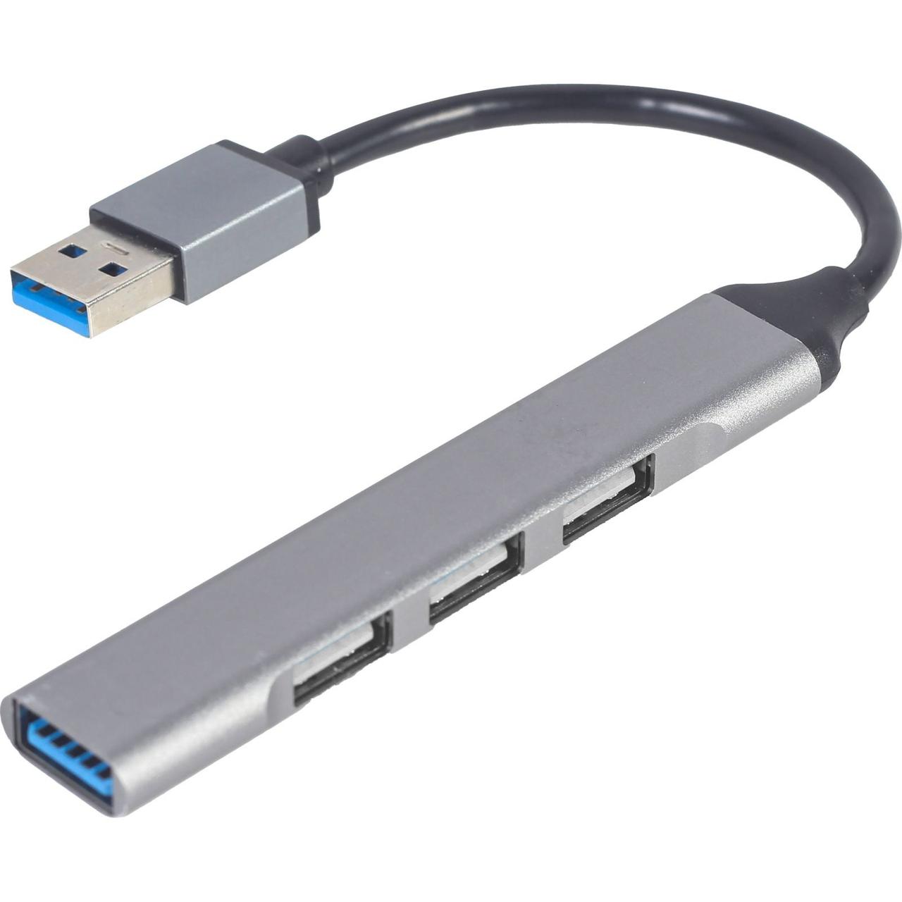 Концентратор Gembird USB-A to USB 3.1 Gen1 (5 Gbps), 3 х USB 2.0 (UHB-U3P1U2P3-02) 3 x USB 2.0, 1 х
