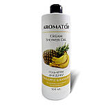 Крем-гель для душу Aromatop ананас - банан, 500 мл, фото 10