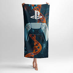 Рушник з принтом «Геймерська енергія. PlayStation. Gamer Energy»