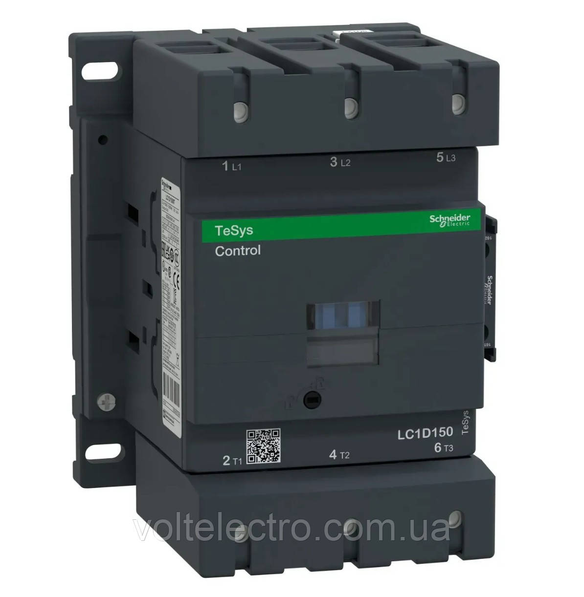 Контактор TeSys D 3Р 150A катушка 220В 1NO+1NC Schneider 75 кВт