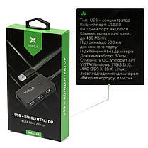 Концентратор Vinga USB2.0 to 4*USB2.0 HUB, фото 5