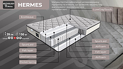 Матрац пружинний Hermes 160х200