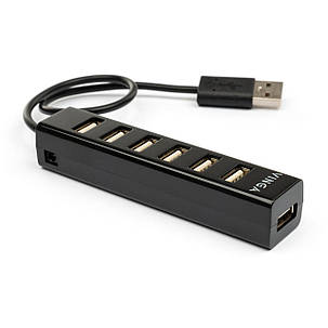 Концентратор Vinga USB2.0 to 7*USB2.0 HUB (VHA2A7) 7 x USB 2.0, фото 3