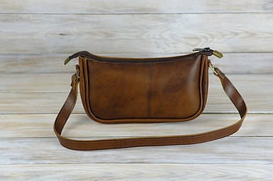 Жіноча сумка Джулс з натуральної шкіри колір Вишня