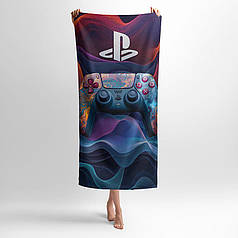 Рушник з принтом «Кольоровий контролер. PlayStation. Colorful Controller»