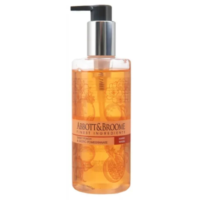 Рідке мило для рук "Персик та гранат" - Abbott&Broome Sweet Peach And Exotic Pomegranate Hand Wash 300ml