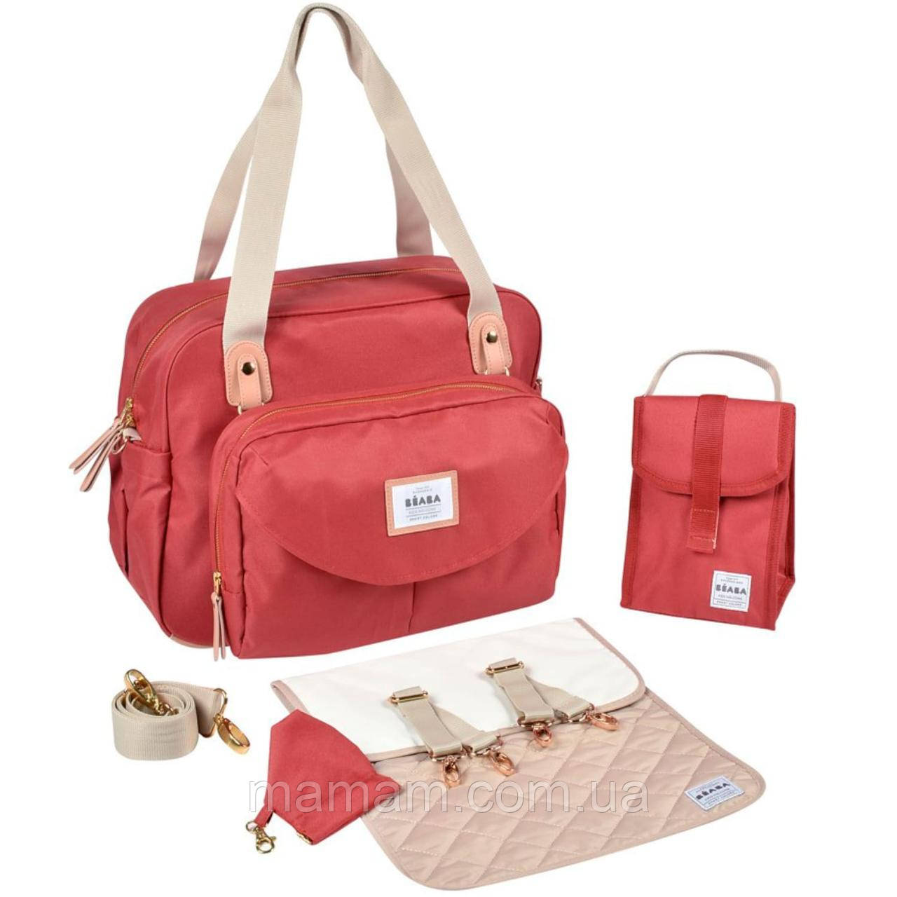 Сумка для мами Beaba Geneva Red, фото 1
