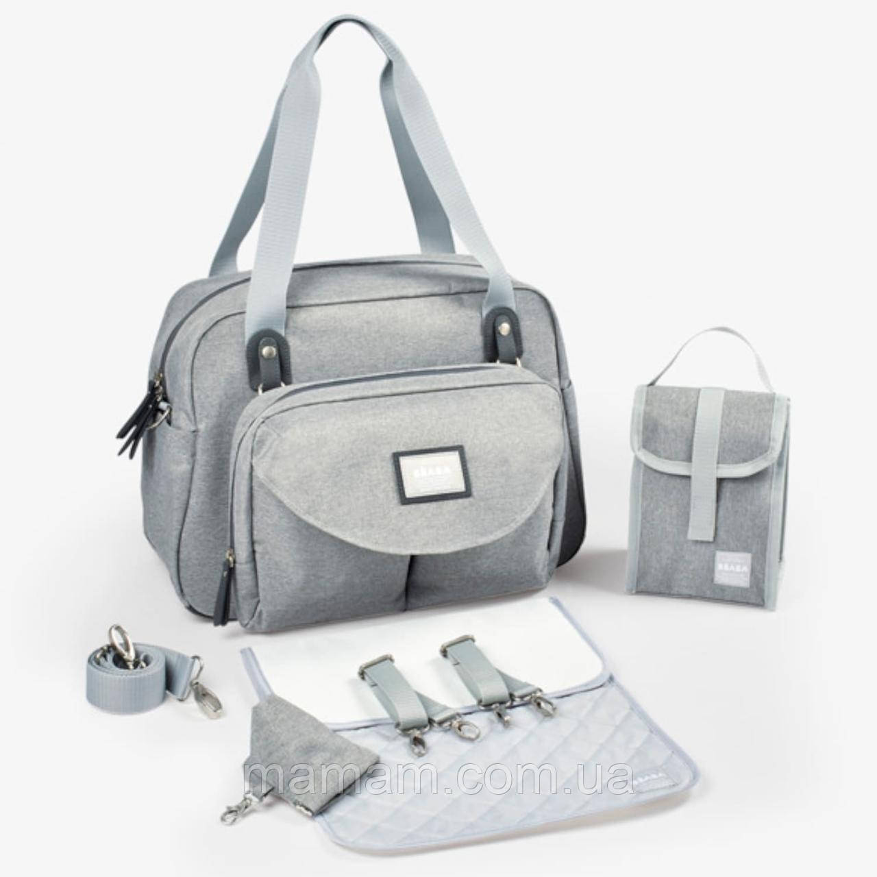 Сумка для мами Beaba Geneva Grey, фото 1