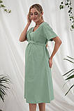 Літня сукня для вагітних та годування Karen фісташкова, фото 9