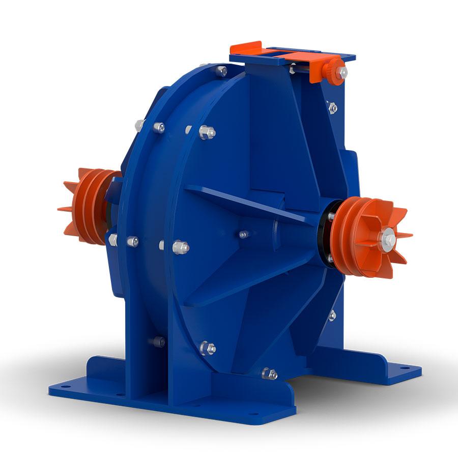 Робочий модуль дезінтегратора двопривідний