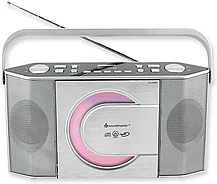 Радіомагнітола бумбокс Soundmaster RCD1755SI Портативний радіоприймач, Німеччина, фото 4