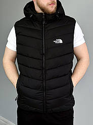 Жилетка чоловіча тонка The North Face спортивна чорна тнф Зе Норт Фейс жилет