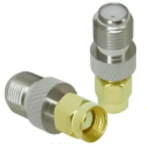 Перехідник штекер SMA (реверсний) — гніздо F, латунь