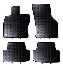 Килимки VW GOLF VII, VIII 2012-, Seat LEON III, IV 2012-, Curpa LEON 2020-, в салон гумові 4шт. Geyer & Hosaja Польща (810/4C)