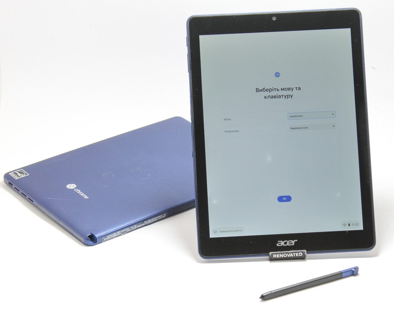 Планшет Acer Chromebook Tab 10 1536x2048 32GB 4GB RAM Chrome OS (Засвіти на дисплеї) Планшет і стілус