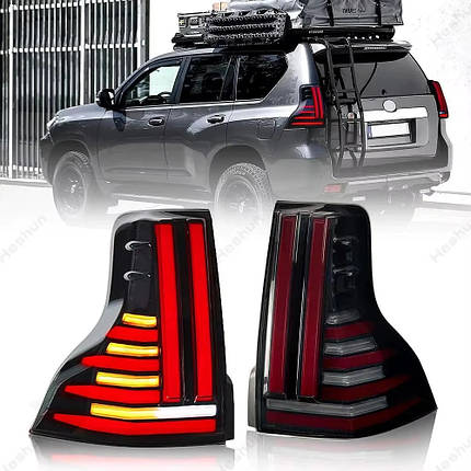 Задні ліхтарі Dragon V2 (2013-2023 2 шт) для Lexus GX460, фото 1