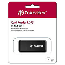 Зчитувач флеш-карт Transcend TS-RDF5K зовнішній USB 3.1, microSDHC, microSDXC, SD, SDHC, SDXC, micro, фото 3