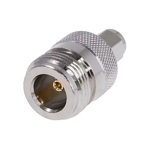 Перехідник TCOM, штекер SMA (реверсний) — гніздо N, латунь, фото 2