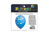 Шарики 12 (30 см) Its a Boy (10шт/уп) 5-сторон. мальчик ТМ PELICAN