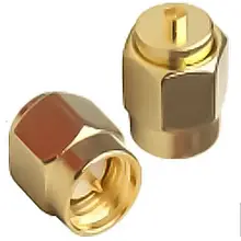 Перехідник UFL/IPEX у SMA, латунь, gold