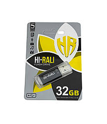 USB флеш-накопичувач Hi-Rali 32 GB, USB 2.0 (HI-32GBVCBK)