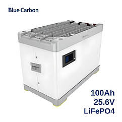 Акумулятор LiFePO4 Blue Carbon 25.6V 100Ah PowerBattery (XBLFSD2410AW 3152) Білий