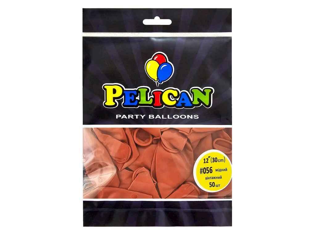 Кульки 12 (30 см) мідний вінтажний (50шт/уп) #056 ТМ PELICAN, фото 1